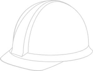 White hard hat clip art at