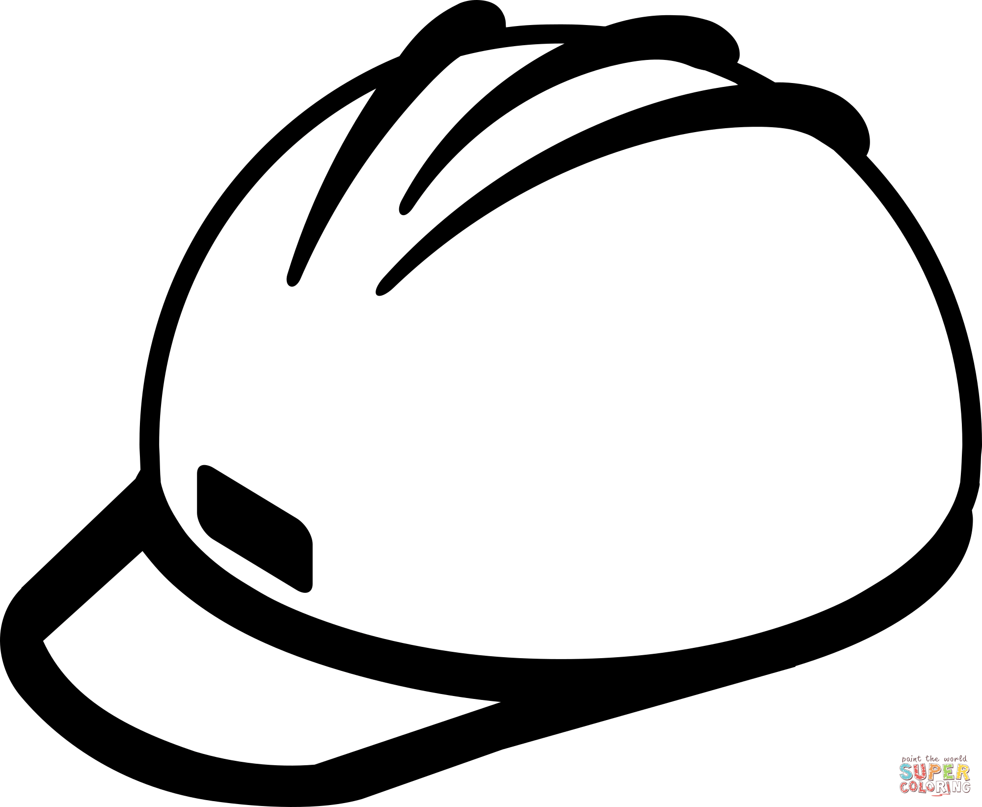 Hard hat coloring page free printable coloring pages