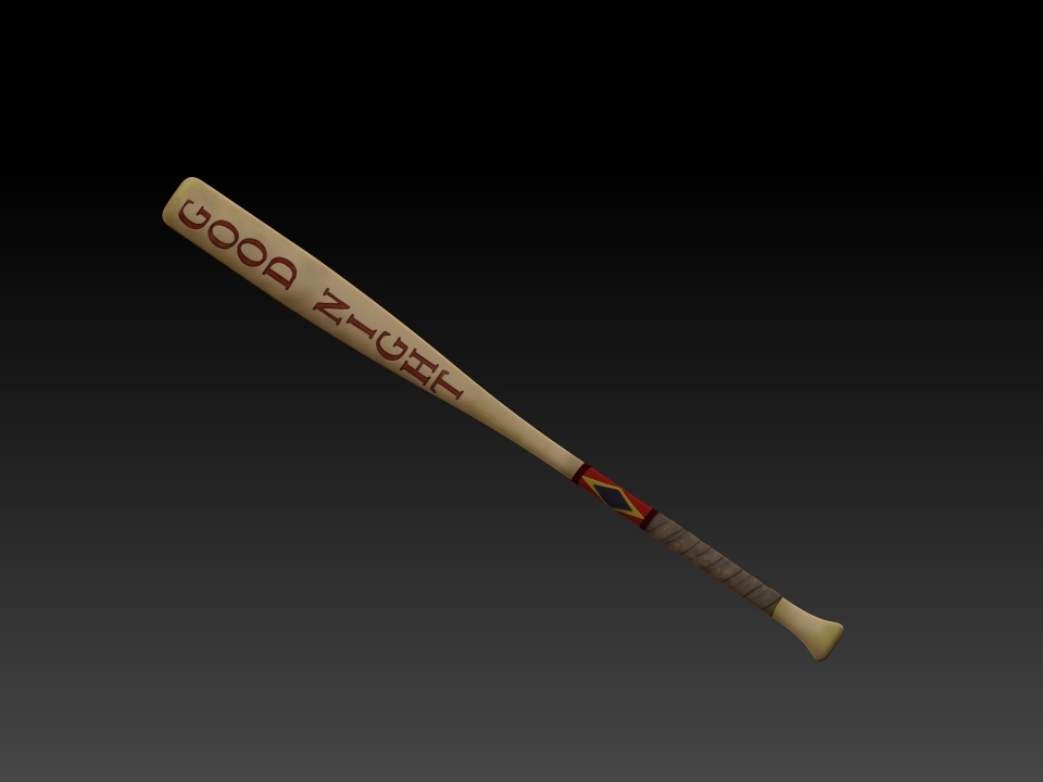 Stl file harley quinn baseball bat ðïãd printable model to downloadãcults