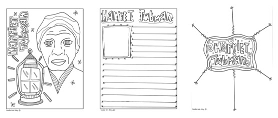 Harriet tubman books printables