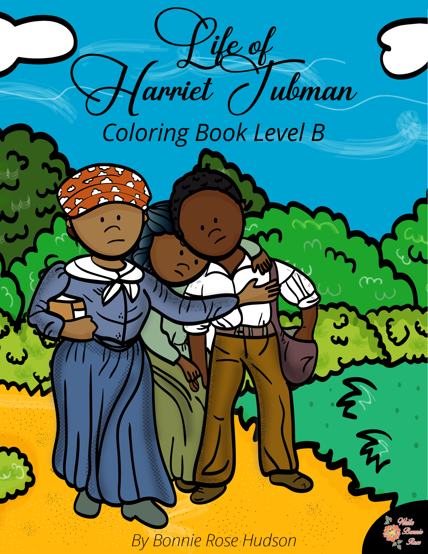 Life of harriet tubman coloring book