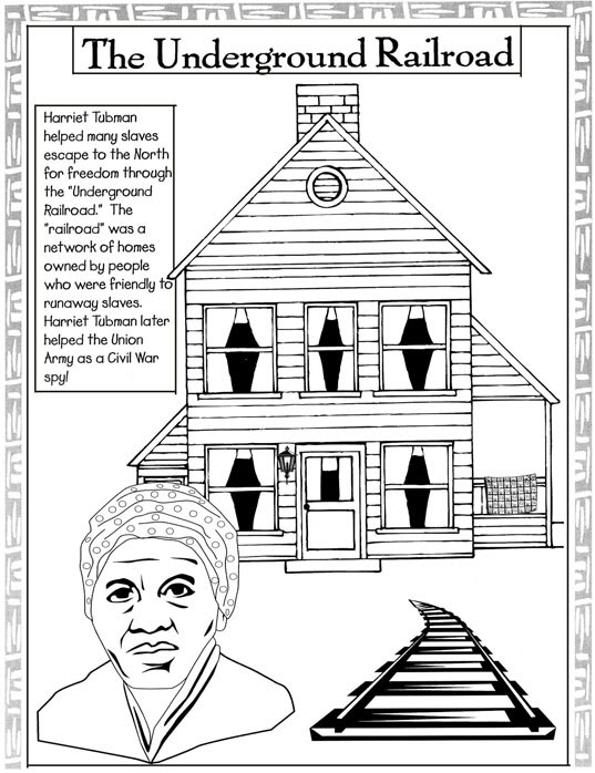 Black history month coloring pages