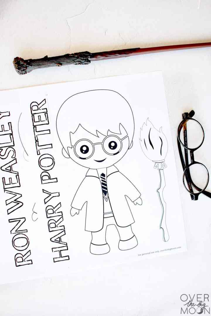 Harry potter coloring pages printable