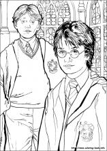 Harry potter coloring pages on coloring