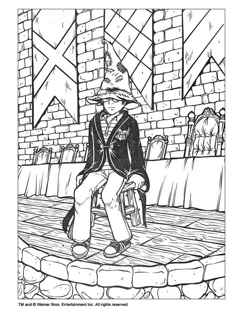 Harry potter coloring pages