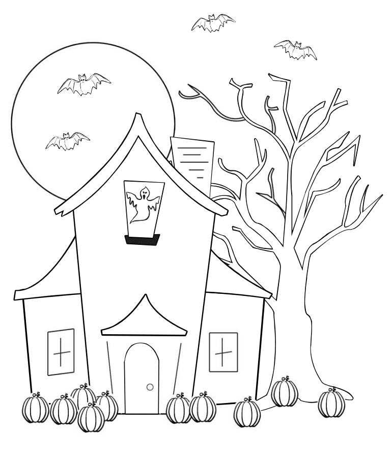 Free printable halloween coloring pages