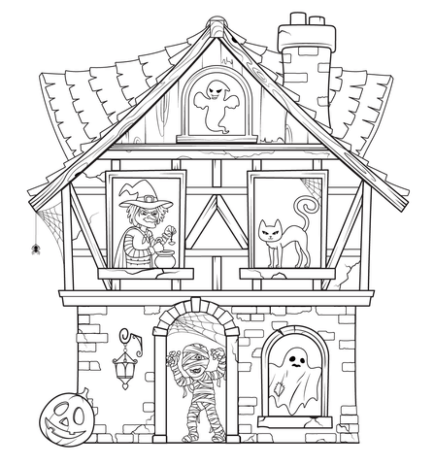 Free printable halloween coloring pages for kids