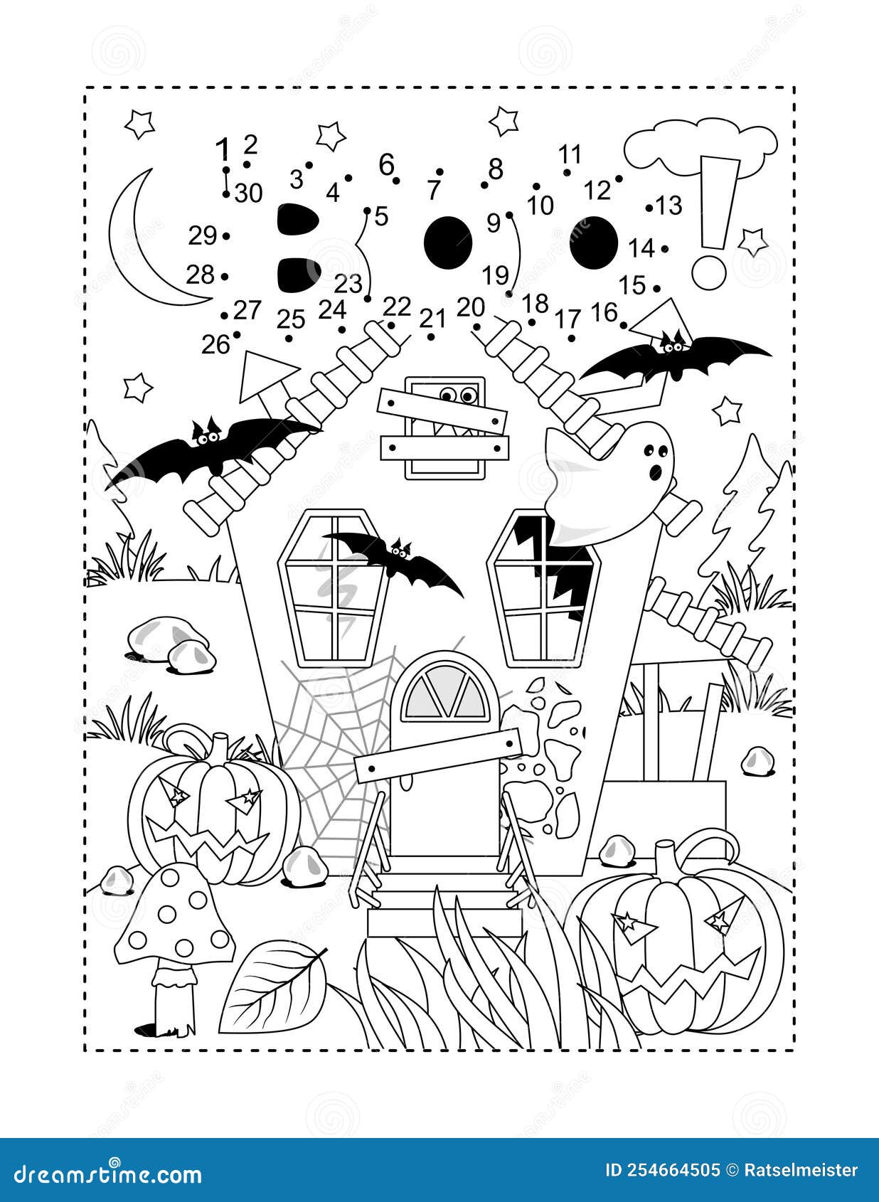 Haunted house coloring page stock illustrations â haunted house coloring page stock illustrations vectors clipart