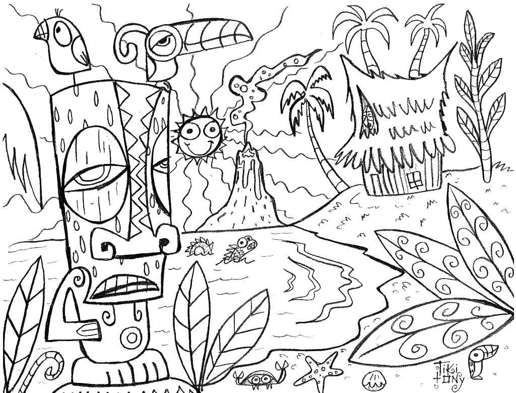 Hawaii coloring pages download for free and print