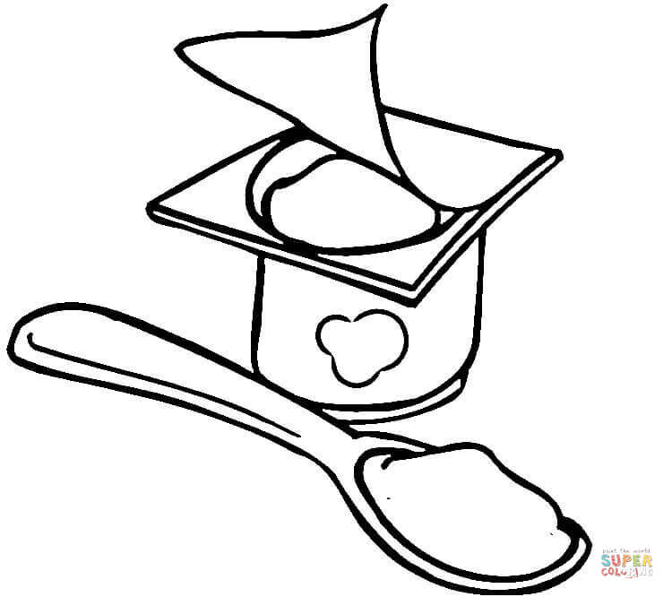 Healthy food coloring page free printable coloring pages