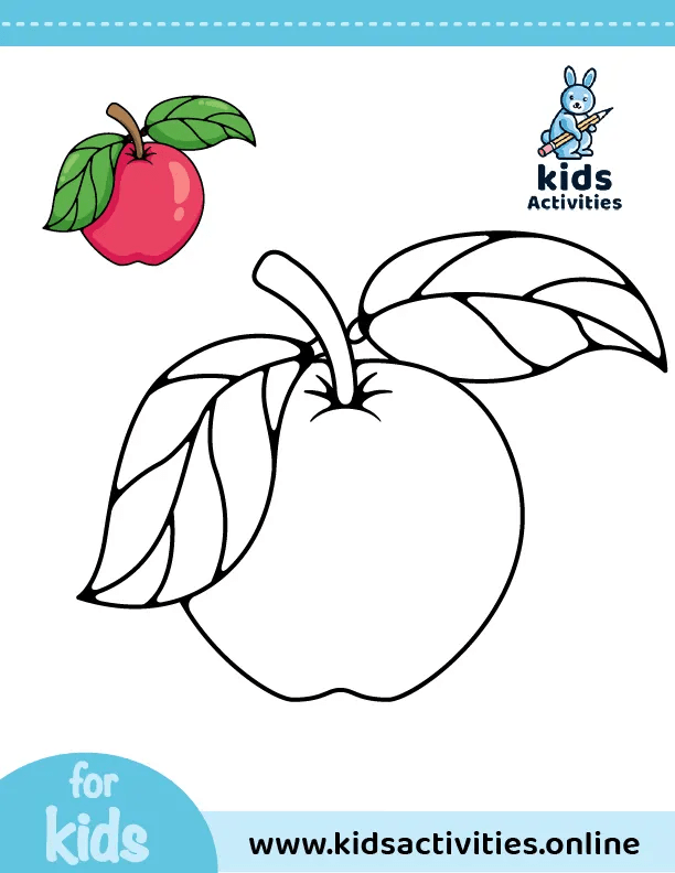 Healthy food coloring pages for preschool â kids activities