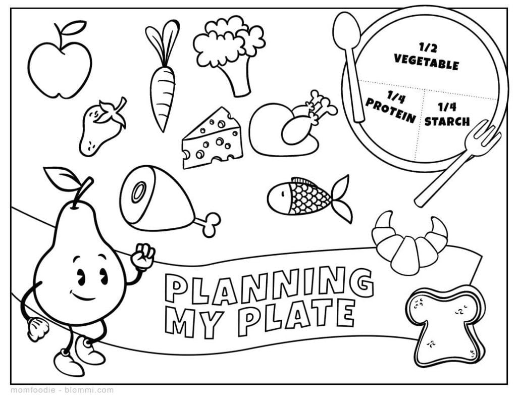 Free nutrition worksheets for kids