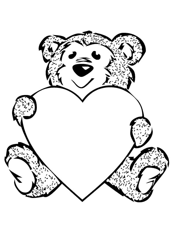 Free printable heart coloring pages for kids