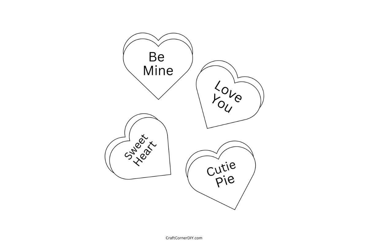 Free heart coloring pages free printable craft corner diy