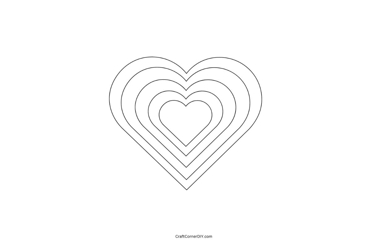 Free heart coloring pages free printable craft corner diy