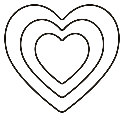 Growing heart coloring page free printable coloring pages