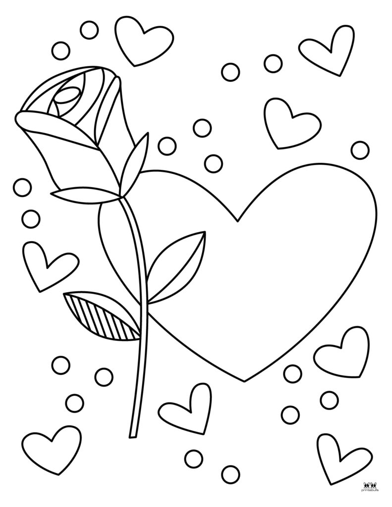 Heart coloring pages