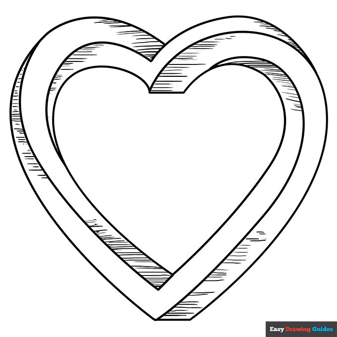 Free printable heart coloring pages for kids