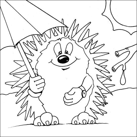 Hedgehog printable my free colouring pages