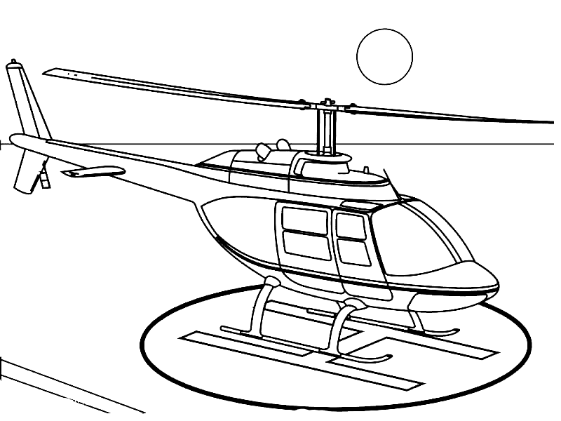 Helicopter coloring pages printable for free download