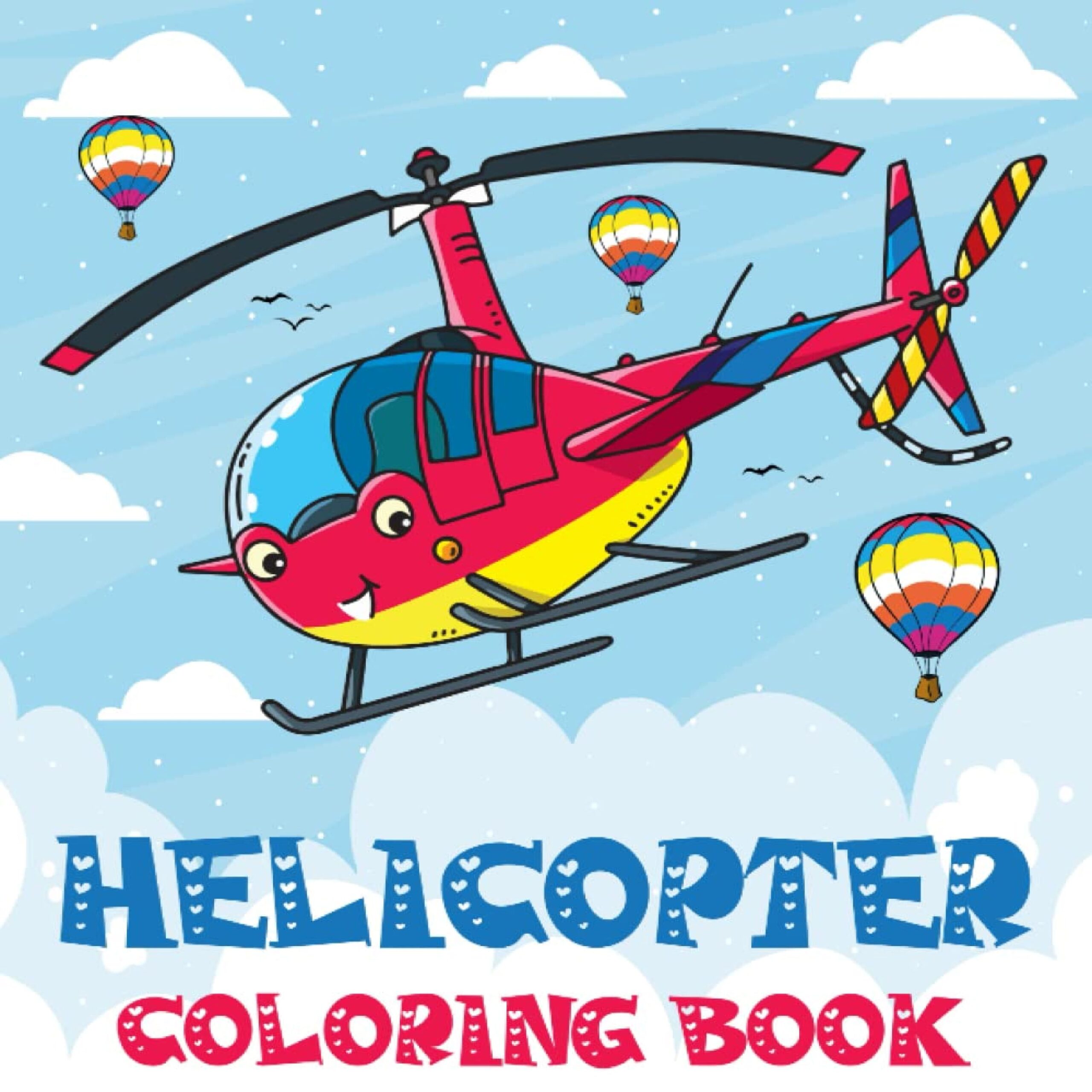 Helicopter coloring book easy and fun helicopter coloring pages for kids made by teachers