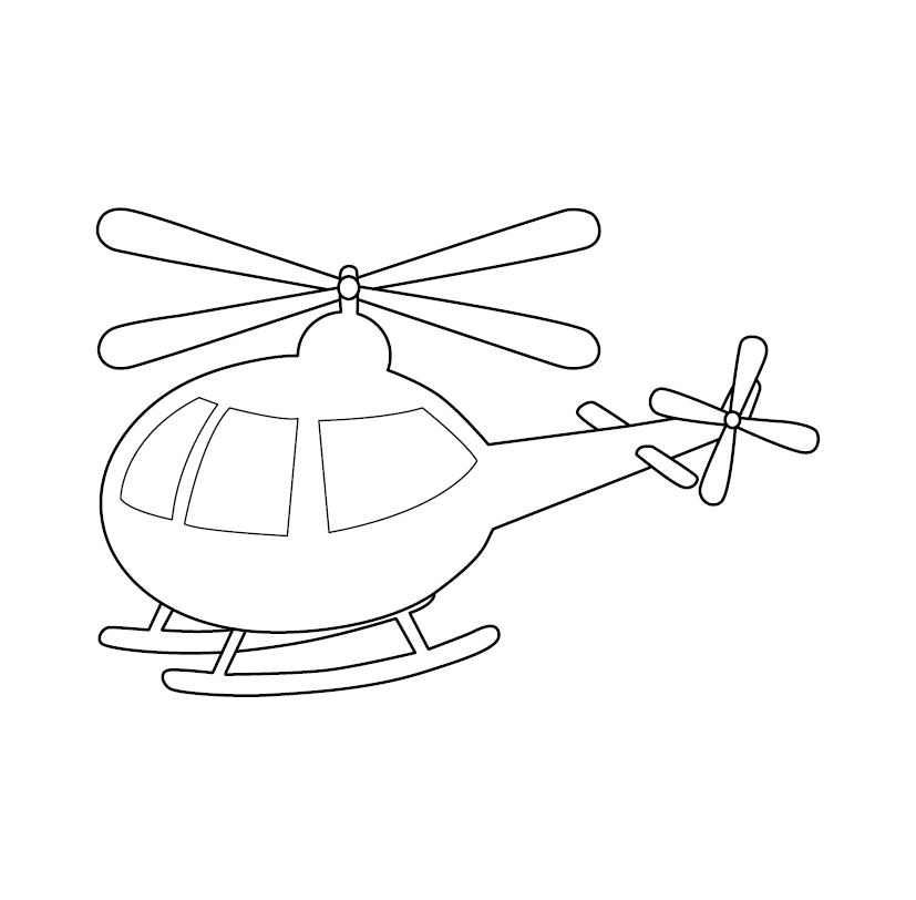 Helicopter colouring picture free colouring book for children â monkey pen store