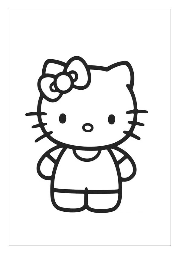 Hello kitty coloring pages printable coloring sheets