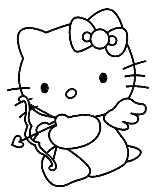 Hello kitty as amor picture