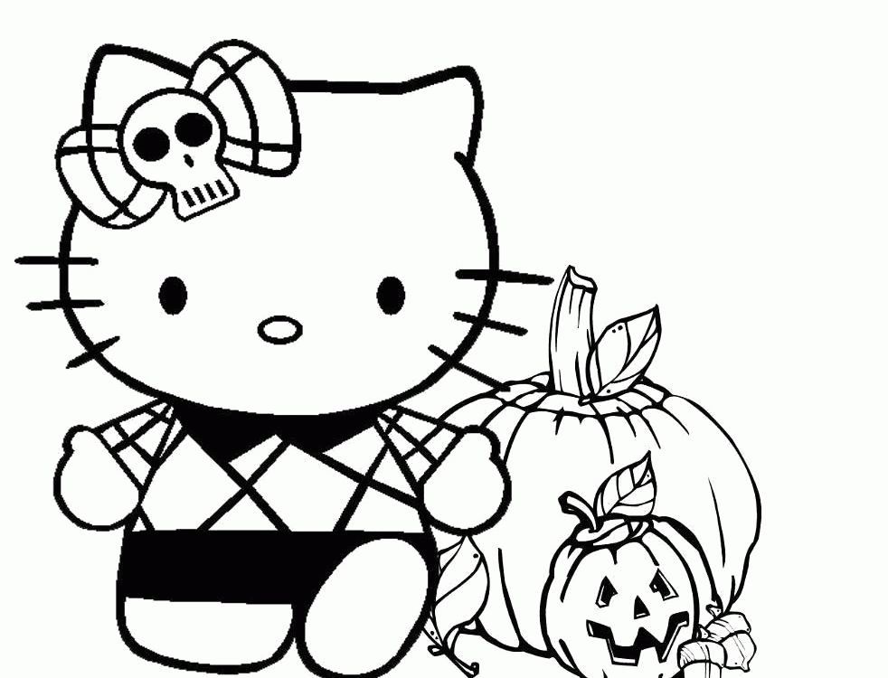 Spooky halloween coloring pages printable for free download