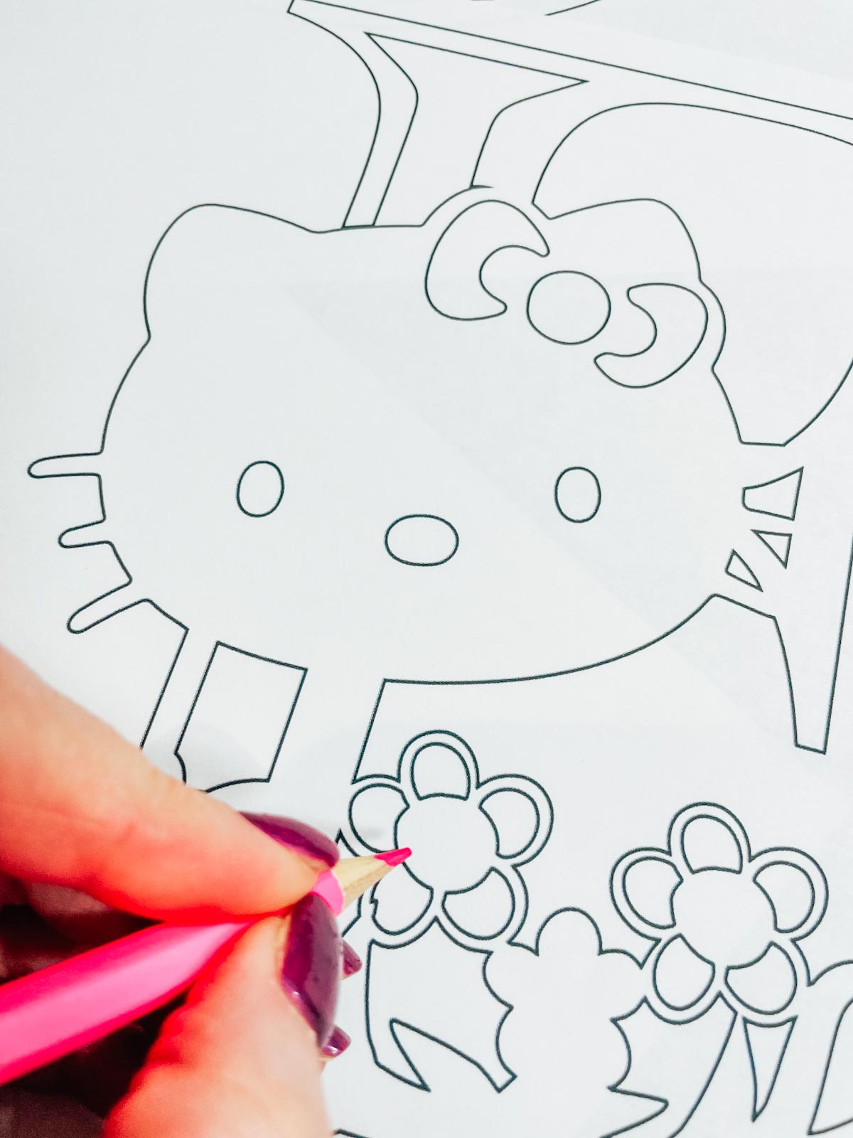 Hello kitty colouring pages letters numbers â extraordinary chaos