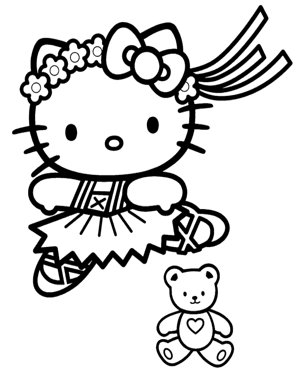 Easy hello kitty printable picture