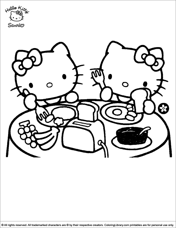 Coloring sheet