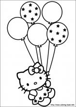 Hello kitty coloring pages on coloring