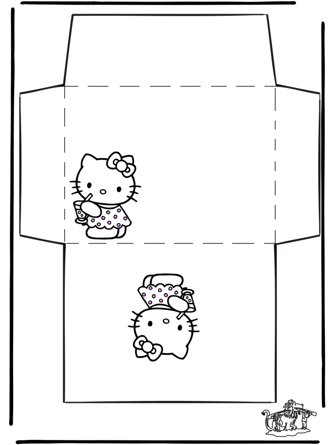 Envelope hello kitty