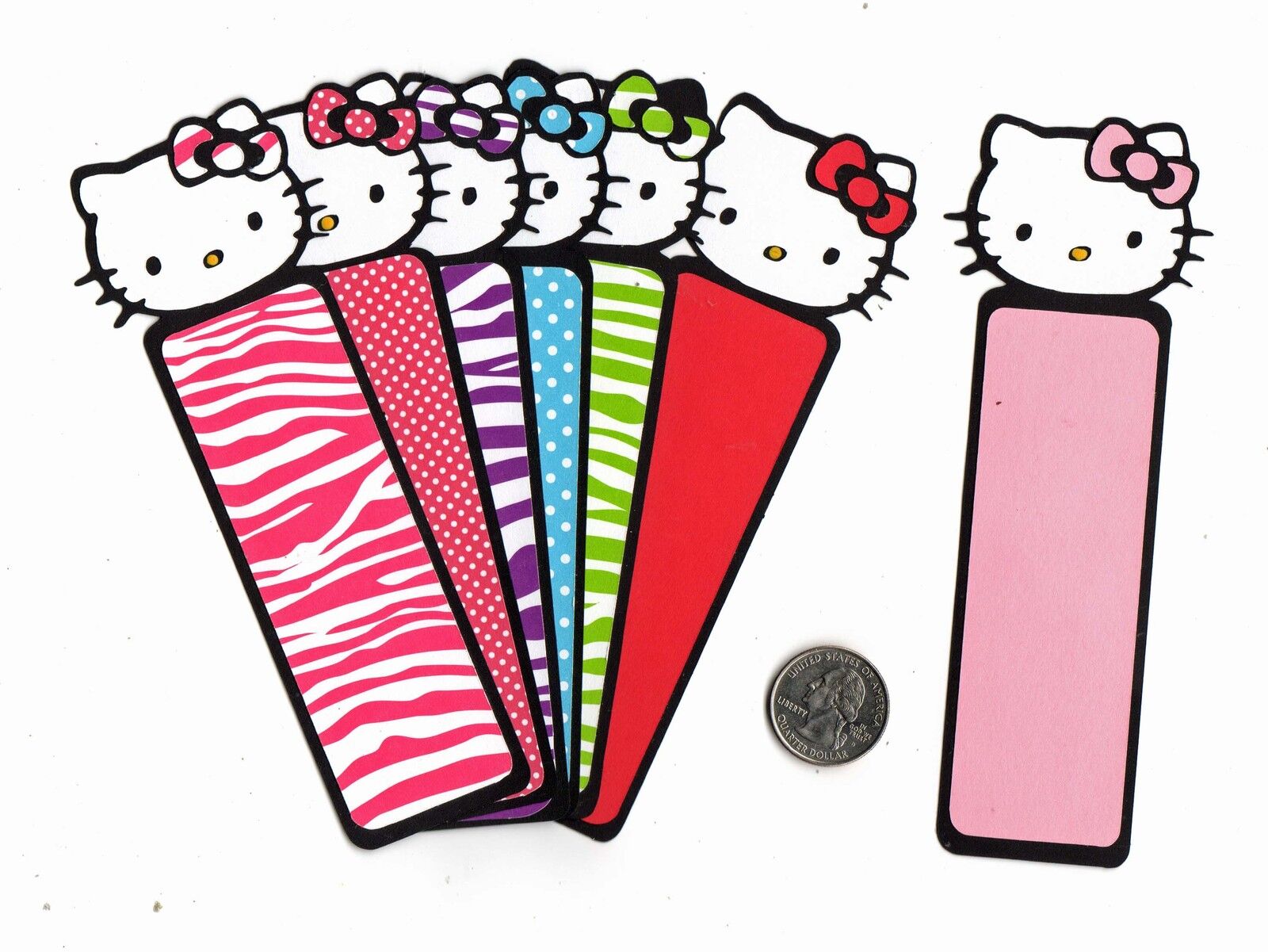 Hello kitty bookmark die cut pcu choose color