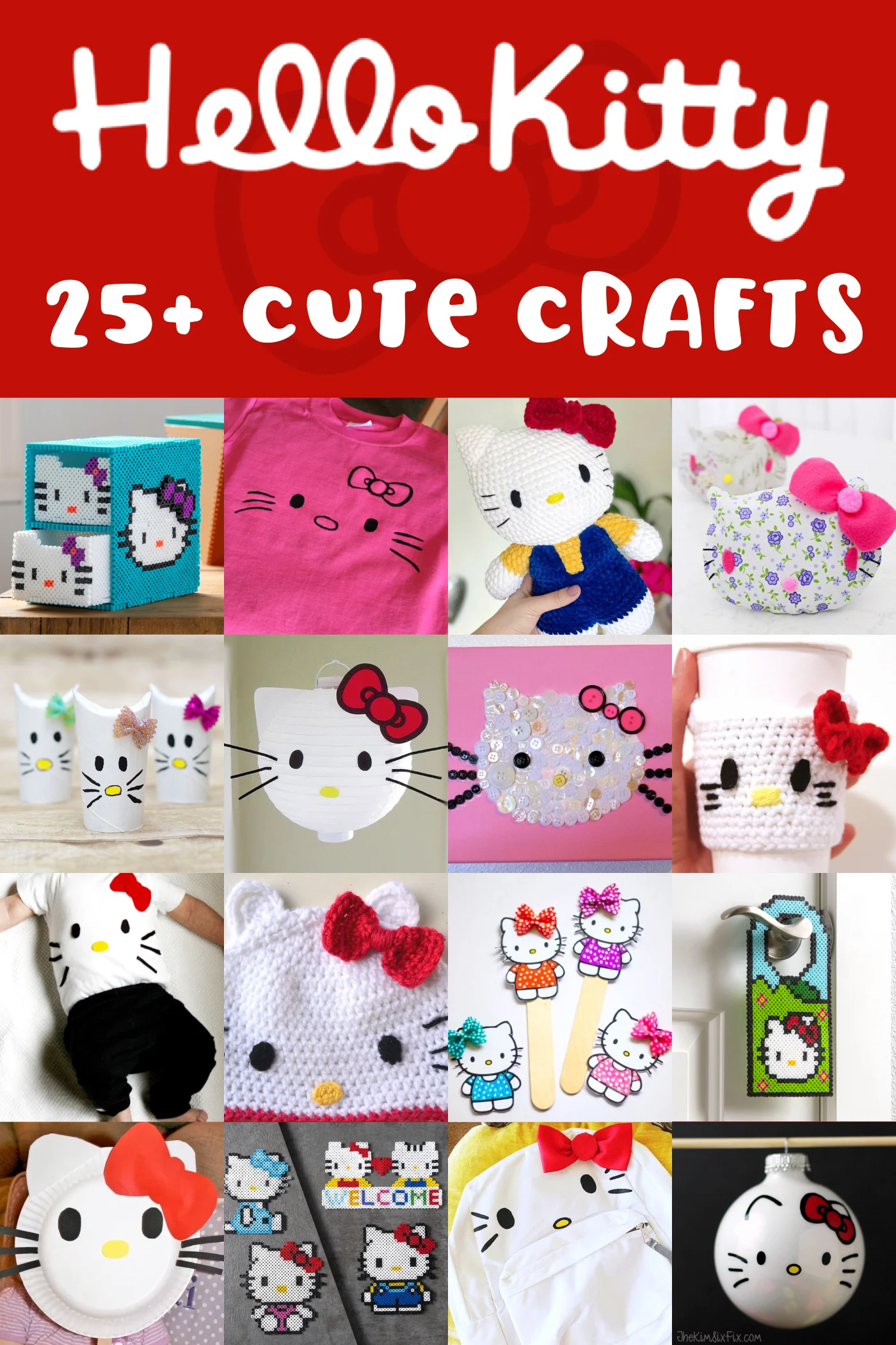 Hello kitty crafts for kids and adults