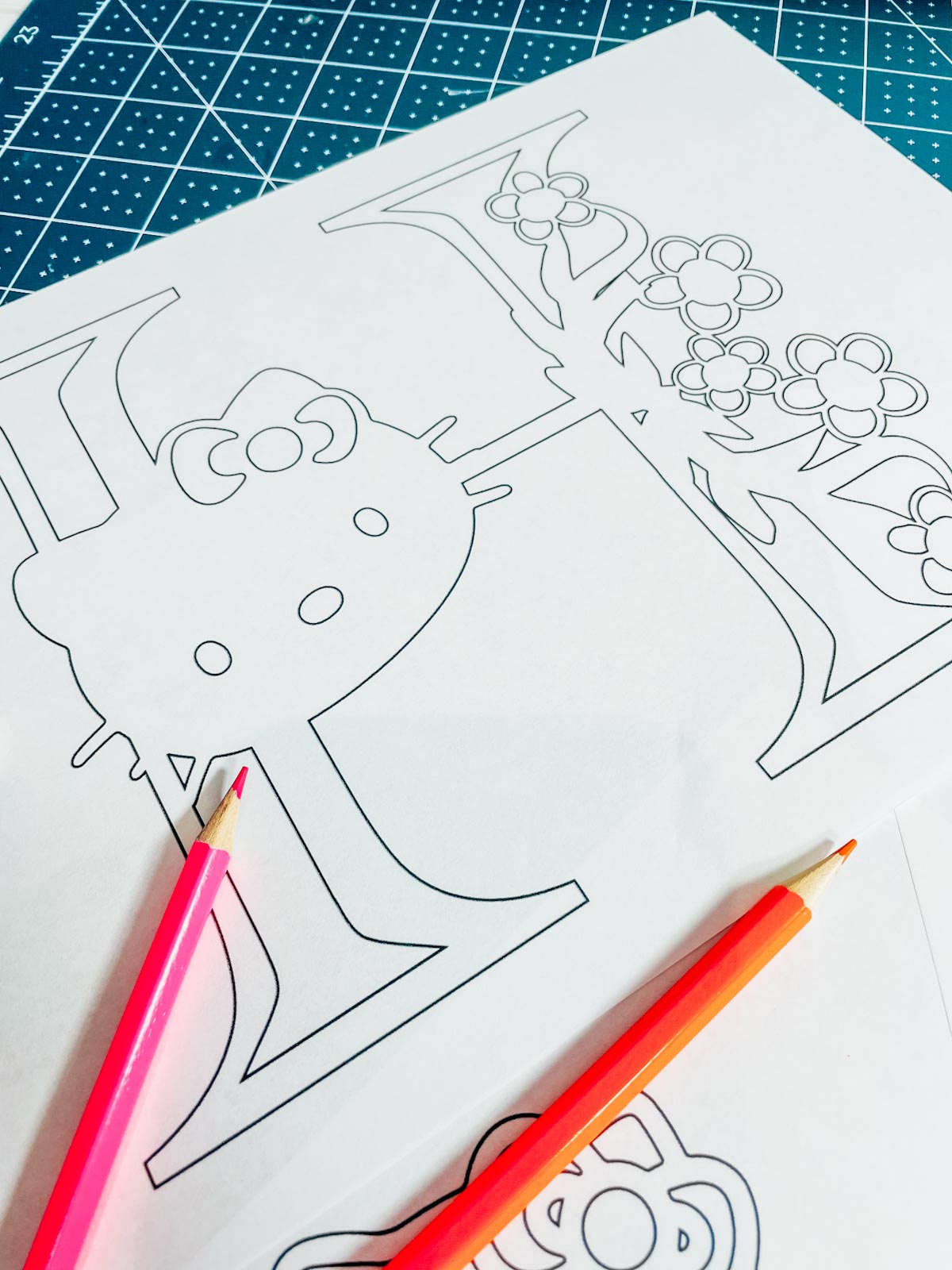 Hello kitty colouring pages letters numbers â extraordinary chaos