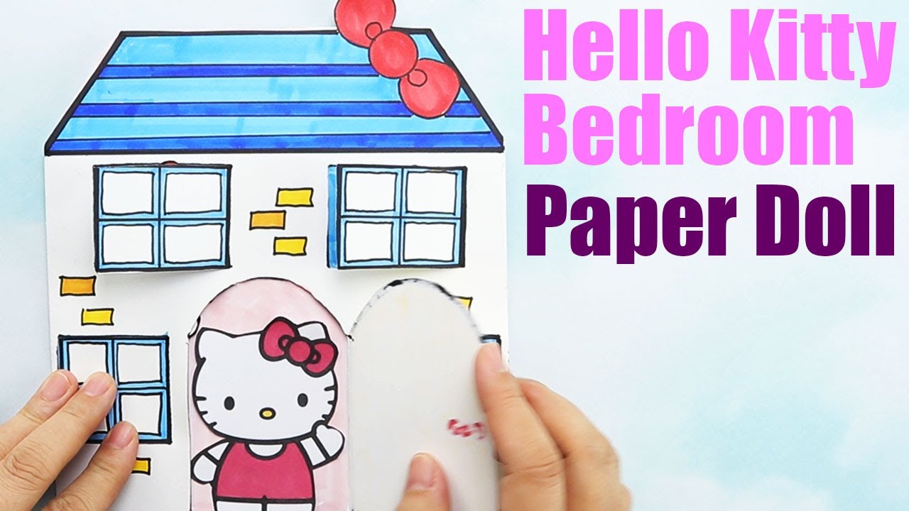 Hello kitty paper quiet bookkids english with paper dollkids vocabularyquiet bookpaper dolls