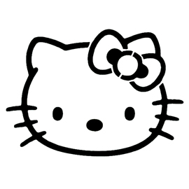 Hello kitty stencil free stencil gallery