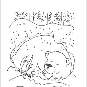 Winter coloring pages printable for free download