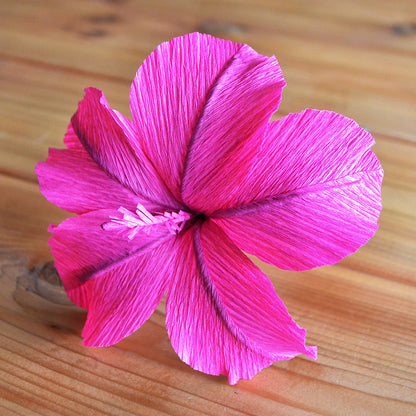 Paper hibiscus template â ta muchly paper blooms