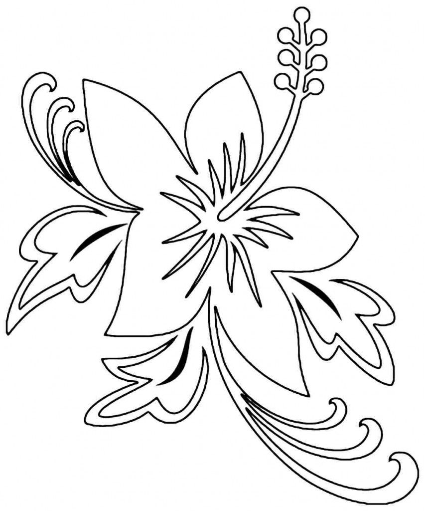 Pin on flower coloring pages