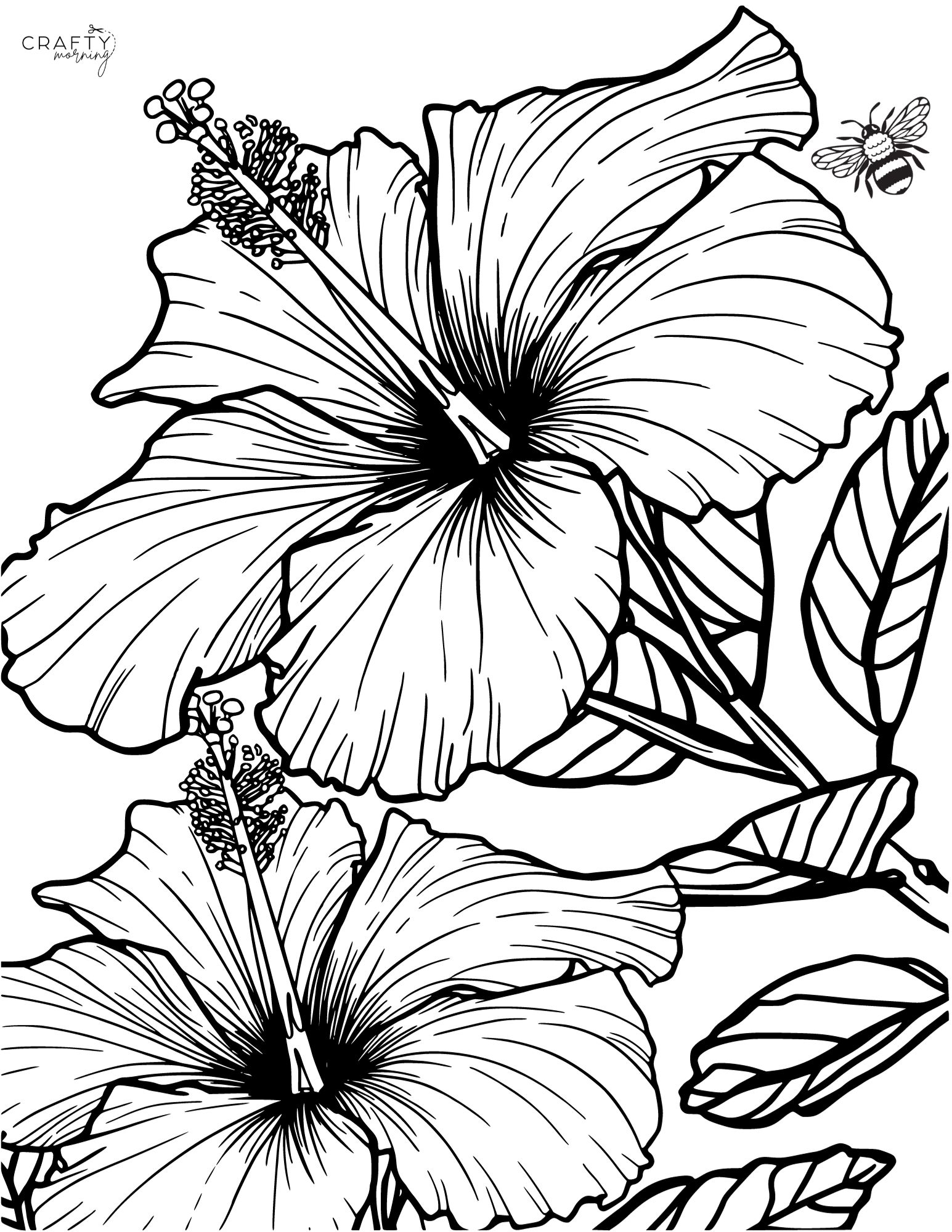Flower coloring pages to print