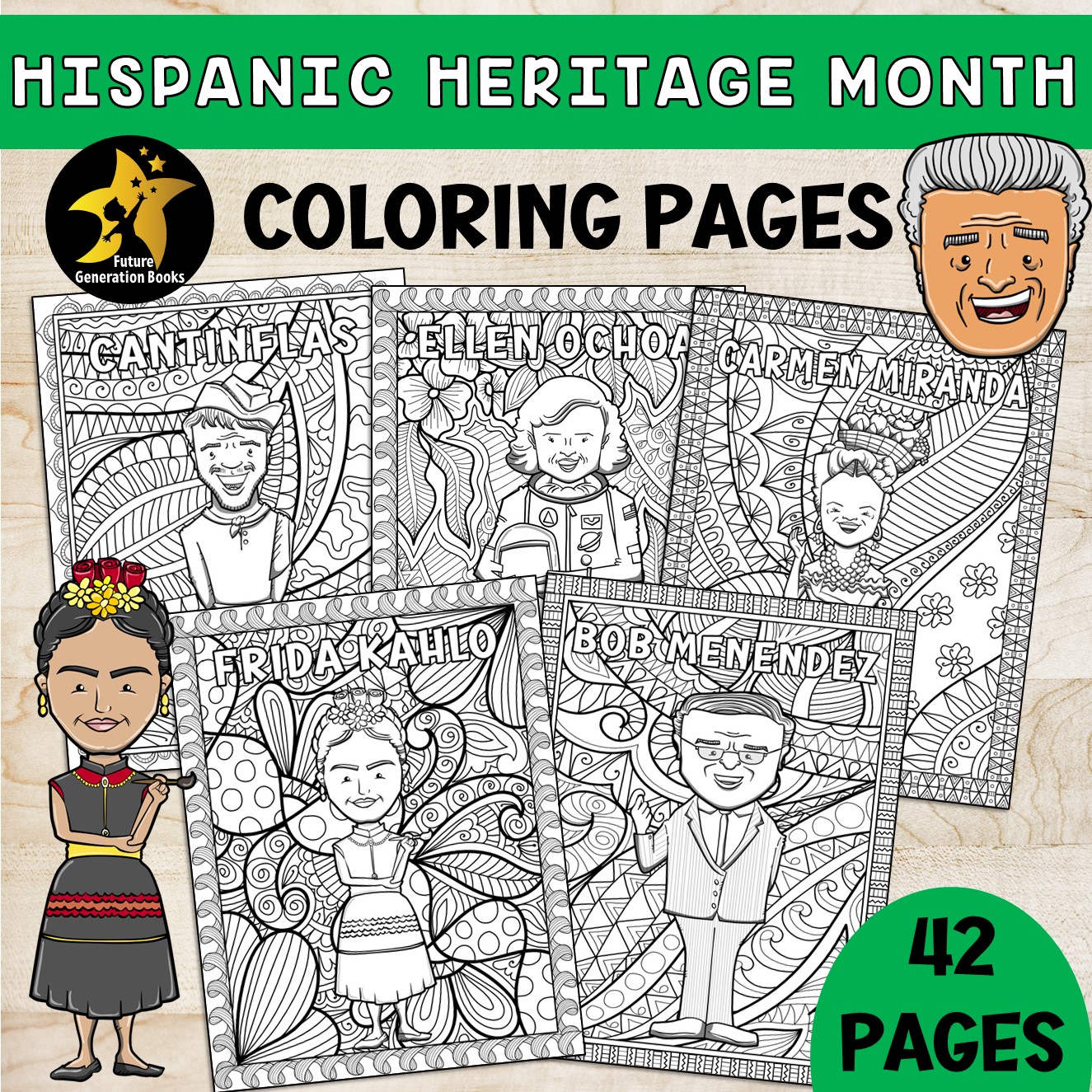 Hispanic heritage month coloring pages bulletin board hispanic heritage month activities made by teachers