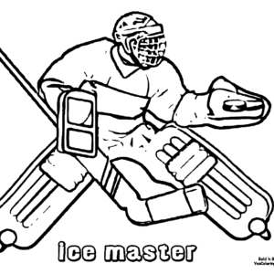 Hockey coloring pages printable for free download