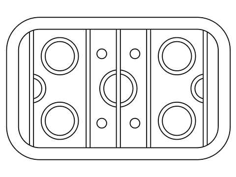 Ice hockey rink coloring page free printable coloring pages