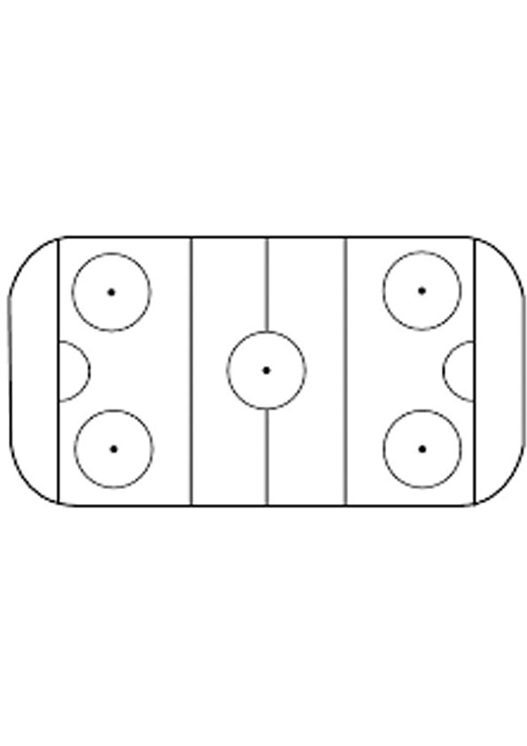 Coloring pages hockey court coloring page