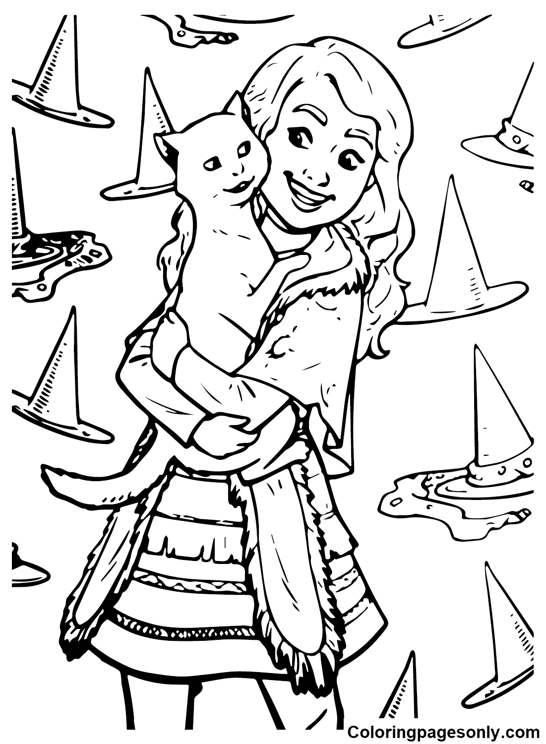 Hocus pocus coloring pages printable for free download