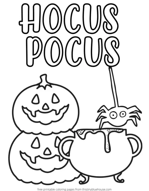 Hocus pocus malvorlagen