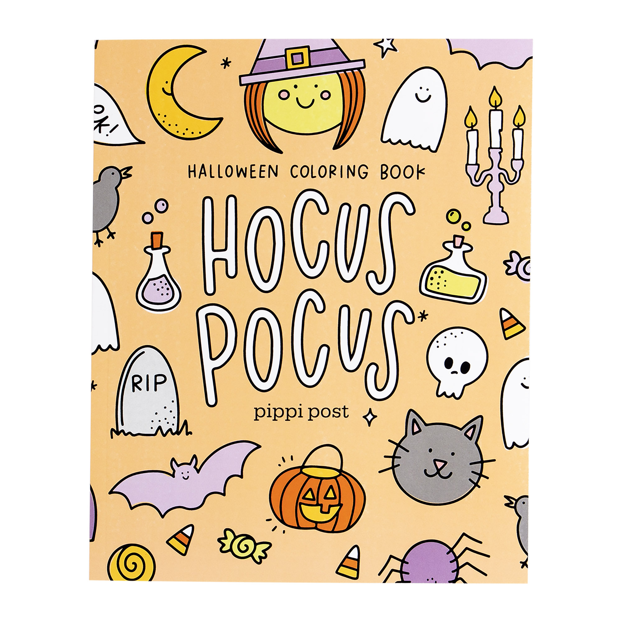 Hocus pocus halloween coloring book